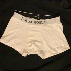 White Emporio Armani Underwear